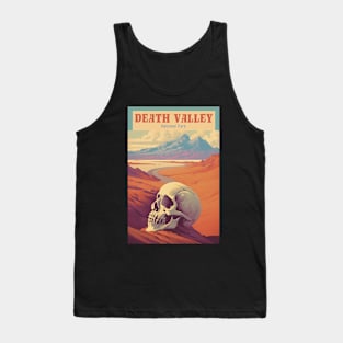 Death Valley National Park Vintage Travel  Poster Tank Top